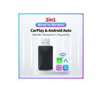 Adattatore wireless 2 in 1 CarPlay Android Auto Mini Box Adattatore Bluetooth 5.0 Dongle WiFi 5.8GHz per Toyota Audi Mazda Ki