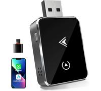 Adattatore Wireless 2-In-1 per Carplay & Android Auto - Upgrade 2025, Adattatore