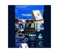 Adattatore Wireless 4 In 1 per CarPlay, Compatibile con AirPlay, Mirror Link, Android Auto e CarPlay, con Box Intelligente AI e Dongle USB per Sistemi
