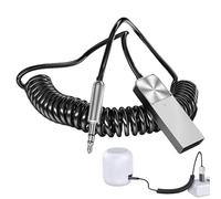 Adattatore wireless aggiuntivo per auto, adattatore musicale wireless, lettore musicale, vivavoce, ricevitore audio wireless per auto, ricevitore radio per auto, adattatore radio, set auto con suono