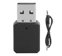 Adattatore wireless Bluetooth 5.1 Plug and Play, trasmettitore e ricevitore audio universale per TV, auto e PC con bassa latenza e design portatile,