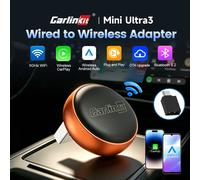 Adattatore Wireless CarlinKit 2 IN 1 per CarPlay e Android Auto, WiFi 5GHz, Box AI per Auto con CarPlay Wireless, per Sistemi Auto Intelligenti, Plug and Play