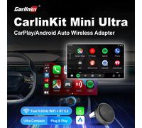 Adattatore Wireless CarlinKit Mini Ultra Android CarPlay per l'aggiornamento dell'infotainment dell'auto, BT Wifi 5.8GHz, aggiornamento OTA, Plug & Play