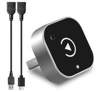 Adattatore Wireless CarPlay 2 in 1 CarPlay Wireless Adattatore Cavo a Wireless, Plug & Play, USB/Type-C Mini e Stable USB Android Auto Adattatore per iOS 10+/Android 11+ Auto con Wired CarPlay
