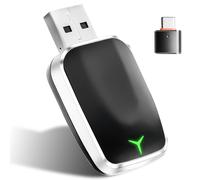 Adattatore Wireless CarPlay 2 in 1Carplay Wireless Adattatore per Auto Android CarPlay Dongle USB A, Plug and Play Android Auto WirelessAdapter Converte Cavo a Wireless
