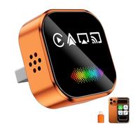 Adattatore wireless CarPlay 4 in 1, cablato a wireless CarPlay con AirPlay e MirrorLink, adattatore USB Plug & Play per auto per i-Phone e Android, plug and play, riconnessione automatica