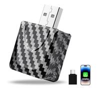 Adattatore Wireless CarPlay Aggiornato,CarPlay Wireless Adapter 2025 UpgradeAdattatore wireless Plug and Play, 5GHz WiFi USB C/A,Adatto per auto dal 2016 iPhone iOS 10 +,Compatibile solo con CarPlay