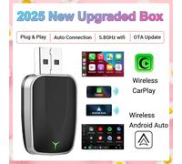 Adattatore Wireless Carplay Android Auto 2In1 Smart Mini Box WIFI BT Auto Connec