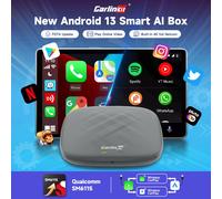 CarlinKit Android 13 LED AI Box Wireless CarPlay Wireless Android Auto Smart Car Multimedia Box Chip EM Qualcomm SM6115 4GB RAM 64GB ROM
