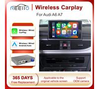 Adattatore wireless CarPlay Android Auto per Audi A6 A7 2012-2018 Mirror Link Navigazione Bluetooth Supporta telecamera di retromarcia OEM