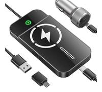 Adattatore wireless CarPlay con ricarica rapida magnetica da 15 W per iPhone 17/16/15/14/13/12 Series - Convertitore CarPlay cablato a wireless, Plug & Play con connessione automatica