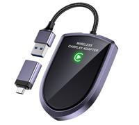 Adattatore wireless Carplay, converte il cavo di fabbrica in un dongle wireless Carplay per iPhone (adattatore wireless Carplay A)