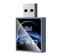 Adattatore wireless Carplay USB Dongle cablato a wireless 3 in 1