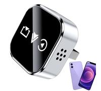 Adattatore Wireless Display - Screen Mirroring Converter | Portable Streaming Player - Long-Tail Metal Glass Design Lightweight Compact Box for Phone Tablet Laptop Video Video Movies Travel and Car