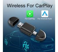Adattatore Wireless Doppio Compatto Per Facile Per Carplay e Per Android Accesso
