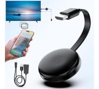 Adattatore Wireless HDMI Display Adapter 1080P HD Screen Mirroring Adapter for Smartphone, Tablet, Laptop Windows to HDTV/Monitor/Projector, 2.4G & 5G WiFi HDMI Dongle Supports AirPlay/Miracast