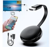 Adattatore Wireless HDMI Display Adapter 5G HDMI Wireless Dongle Adapter Mirroring Extender Stream Video/Audio da Android/iOS/Windows/MacOS/Laptop a TV/Monitor/Proiettore, supporta Airplay DLNA