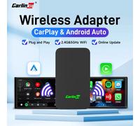Adattatore wireless originale CarlinKit 5 2Air Android Auto Wireless CarPlay Dongle 5G WIFI Plug and Play per iPhone, telefoni Android, Hyundai, Toyota, Volvo, Benz, Audi, Kia, VW, Mazda, Cadillac,