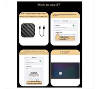 Adattatore wireless per Android Carplay Adattatore per auto Android Auto Adattatore wireless 2 in 1 Converti cablato in box wireless Carplay