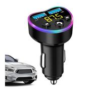 Adattatore wireless per auto,Adattatore wireless per auto,Caricatore per telefono da con ricarica rapida USB a doppia porta - Ricevitore audio intelligente con chiamate in per, cami