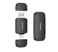 Adattatore wireless per auto CarPlay e Android | Dongle USB 2 in 1 con WiFi 5.0 e 5G per un'integrazione perfetta dello smartphone | e gioca per auto OEM al 99%