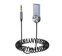 Adattatore wireless per auto, trasmettitore radio wireless per auto, dispositivo di connessione a lungo raggio, cancellazione del rumore, interni automobilistici per viaggi su strada, viaggi