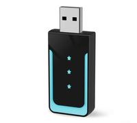 Adattatore wireless per CarPlay e Auto AI Box con controllo vocale intelligente, compatto USB per auto per veicoli in nero, blu, blu (blu)