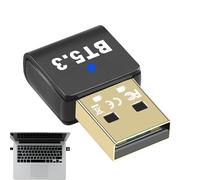 Adattatore wireless USB per computer, adattatore wireless per PC desktop, 5.3 Ricevitore PC wireless, Plug and Play USB per la tastiera delle cuffie per computer portatili