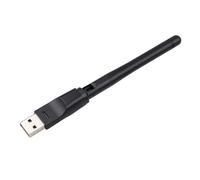 Adattatore WLAN-Adattatore USB-WiFi con 150 Mbit/S, 2,4 GHz, Antenna grande 2 DB | Scheda di rete wireless con chip MT7601, ricevitore di segnale portatile per laptop, ufficio, gioco, PC Win