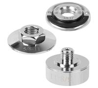 Adattatore X-LOCK su M14/5/8"-11, compatibile con dischi da taglio per smerigliatrice angolare XLock, dado flangiato, dado a sgancio rapido, accessori per smerigliatrici (5/8"-11)