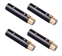 Adattatore XLR 3 pin femmina-maschio 4X, interfacce audio, per cavo microfono stereo