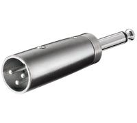 Goobay 27452 Adattatore XLR, Connettore Jack AUX Mono da 6.35mm a Connettore XLR