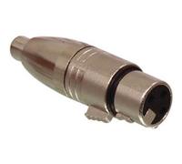 ADATTATORE XLR VALUELINE XLR-3FRCAF DA XLR 3p (F) a RCA (F) MONO