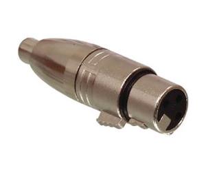 ADATTATORE XLR VALUELINE XLR-3FRCAF DA XLR 3p (F) a RCA (F) MONO