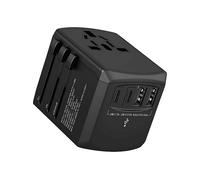 ADATTATORE XOOPAR TRIPPERADPTBLK - da viaggio universale, 3 USB e 1 USB-C