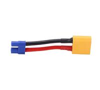 Adattatore XT90 a EC5, Cavo XT90 Femmina a EC3 Maschio Connettore Riutilizzabile estremità Safe Shell Linea di Collegamento RC XT90 Parallelo 12AWG 94 Mm/3,7 Pollici di Lunghezza