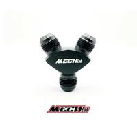 ADATTATORE Y 3 vie T AN8 8-AN carburante rail raccordo triplo 3/4-16 SAE