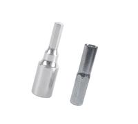 Adattatori a gambo esagonale in metallo da 4 mm e 6,35 mm di conversione universale per trapani elettrici e cacciaviti manuali e punte per cacciavite elettrico