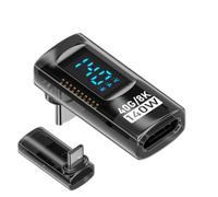 Adattatori ad angolo retto, adattatore USB di tipo C Estensione flessibile | Display digitale Adattatore di estensione del tester del misuratore d