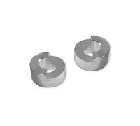Adattatori Barracuda per manubrio Honda 2 pz, Alluminio, Argento, Sportivo