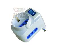 ADATTATORI BLISTER TRIPLO 10/16A+SC INT