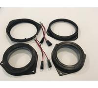 Adattatori Casse 165mm + 100mm per Opel Corsa D anter e post