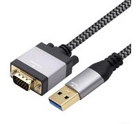 Adattatori da USB a VGA, da USB 3.0 a VGA maschio 2 m, adattatore video multi-display, per collegare laptop a monitor e proiettori