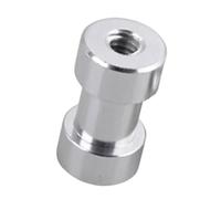 Adattatori del basamento della luce della lega di alluminio 3/8 a 1/4 convertitori femminili della vite per i treppiedi comuni e i pali adattatore a vite di alluminio