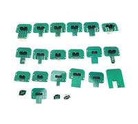 Adattatori della sonda di 22 pezzi BDM, adattatori della sonda della struttura del LED BDM strumento professionale verde di sintonizzazione del chip