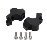 Adattatori di riser per manubrio da 1 coppia Compatibili con X-ADV XADV 750 Adv 150 160 350 Motocicli Regolazione dell'altezza della maniglia verso l'alto e l'estensione all'indietro(Black)