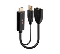 ADATTATORI E CONVERTITORI LINDY Adattatore HDMI con DisplayPort LINDY 38289 Nero