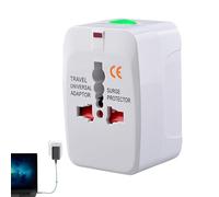 Adattatori Elettrici,Adattatore Da Viaggio Universale Convertitore - Protezione Da Sovratensioni e Accessori Carica Dispositivi per Studenti Adulti Computer Portatili Smartphone con Connessione Global