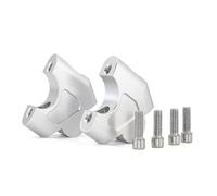 Adattatori estensione manubrio Accessori Moto Per CB650R CB 650R CB 650 R 2019-2025 Adattatore Rialzo Manubrio Supporto Sollevamento Altezza Manubrio(ARGENTO)