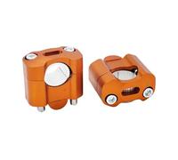 Adattatori estensione manubrio Per ATV Motocross Per Suzuki 22mm 28mm 7/8" 1-1/8 Morsetti Manubrio Moto Riser(Arancia)